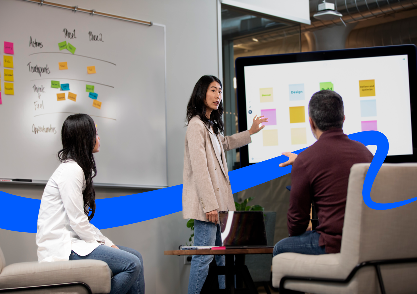 Product team having a strategy meeting