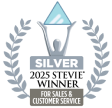 Stevie awards for sales and customer service award