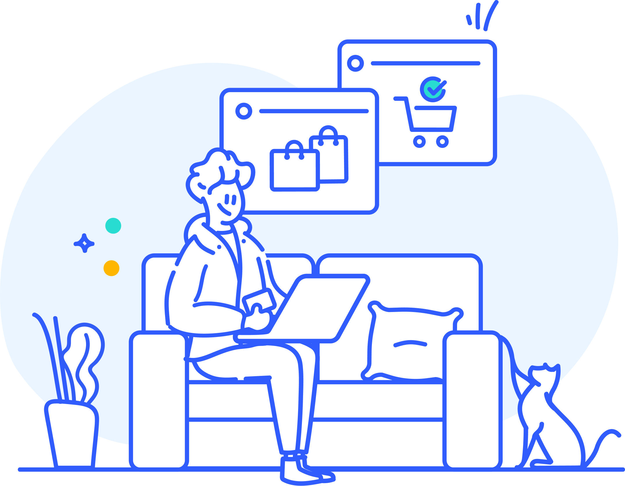 Ecommerce retail at home