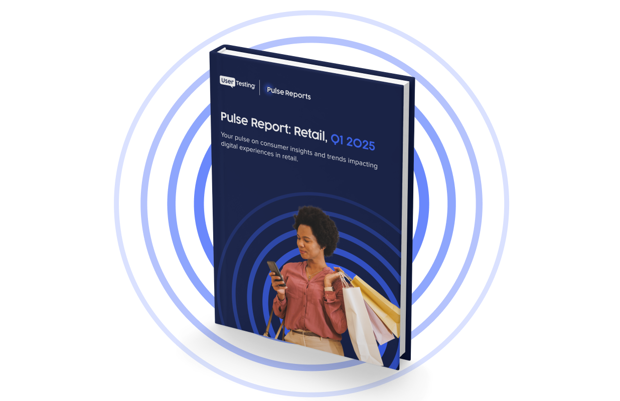 Pulse Report - Q1 2025 Retail Text & Media image