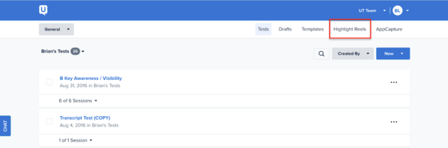 Create highlight reels