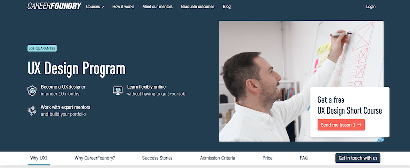 UX certification: CareerFoundry