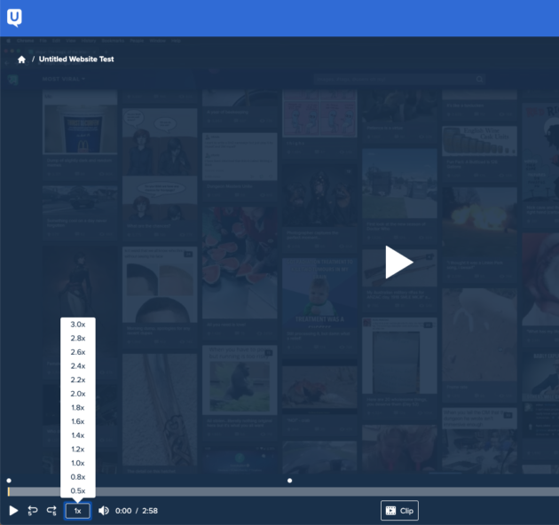 Speed up video playback