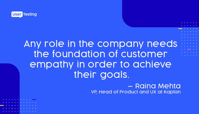 Image quote about the importance of customer understanding for everyone in an organization