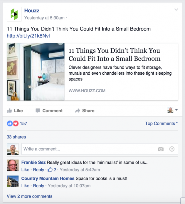 Gestalt product design principles: common region example Houzz