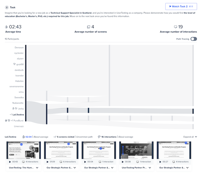 Interactive path flows overview