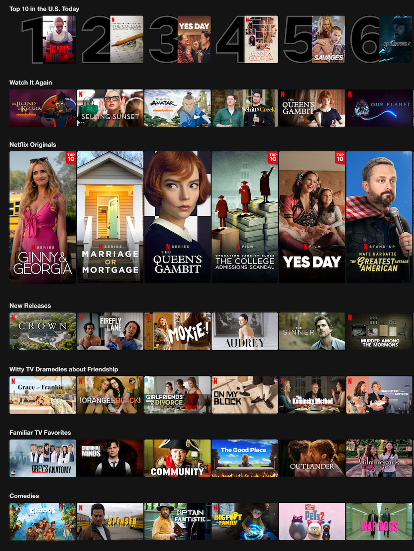 categorization technique netflix