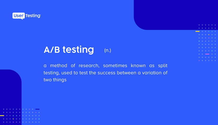 definition of AB testing