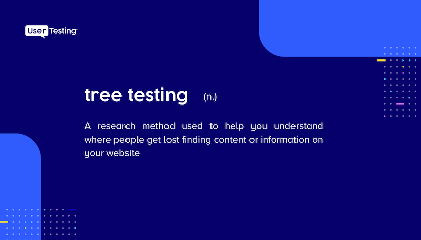 tree testing definition
