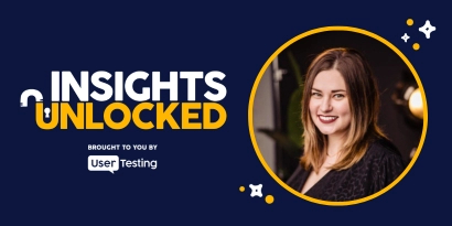 Kasey Canlas from Genesys on the Insights Unlocked podcast presented by UserTesting