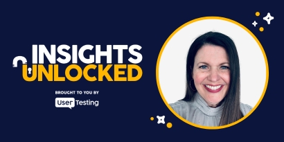 Cro Metric's Gwen Hammes on the Insights Unlocked podcast presented by UserTesting