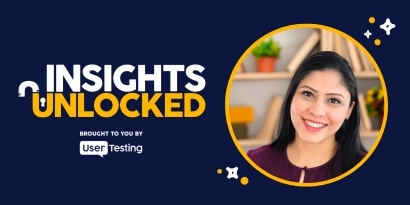 Sharbani Dhar on the Insights Unlocked podcast presented by UserTesting