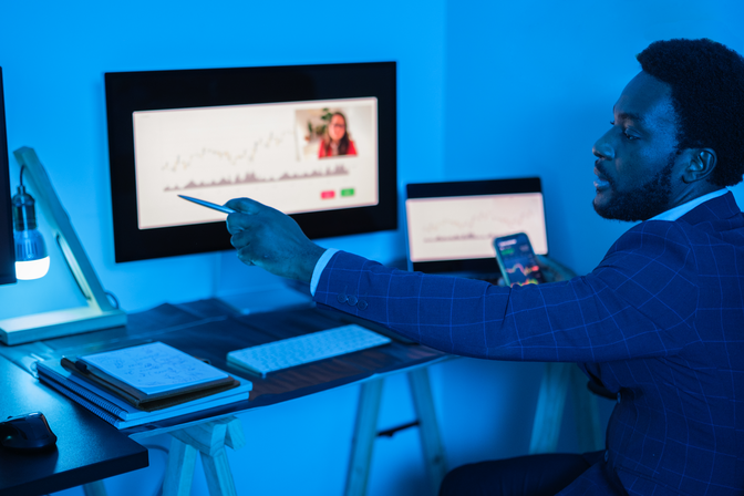 business-man-gathering-finance-data-to-make-profit