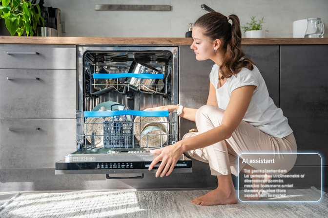 young-woman-putting-dirty-ceramic-dish-in-dishwasher-altered-with-generated-AI-text-box-added