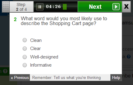 This example violates all four of the guidelines above.